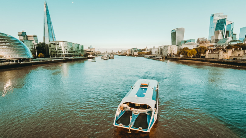 The UberBoat is great to mingle with locals in London