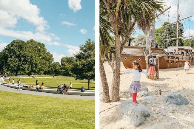 Hyde park has many activities for a London family vacation