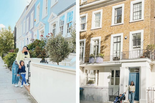 Notting Hill and Kensington are the most beautiful neighborhoods in London