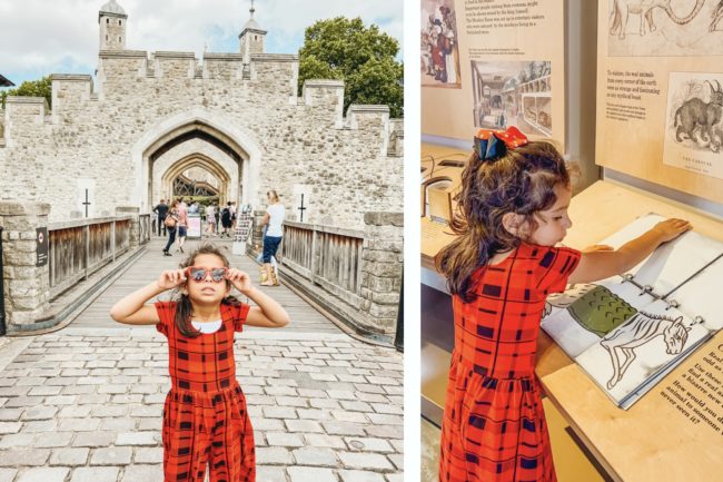 The Tower of London is filled with hands on activities for the kids