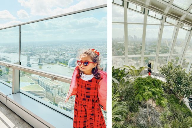 Sky Garden is a fun London activity for the whole family