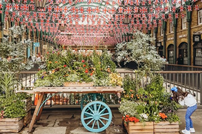 Exploring Covent Garden Market and its surroundings is a must in a London Family Vacation